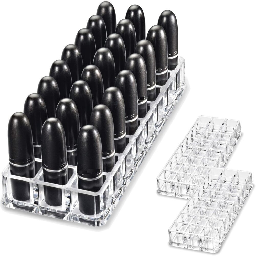 Premium Beauty Organization Acrylic Lipstick Organizer & Beauty Container 24 Spa